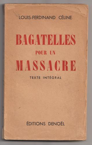 Celine Bagatelle Pour Un Massacre pas cher - Meilleures offres sur